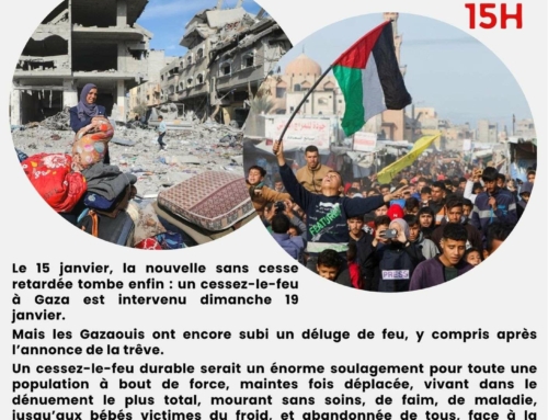 Gaza – Le soutien continue !