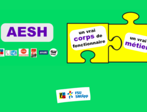 AESH – Pétition intersyndicale pour exiger la création d’un corps de fonctionnaire