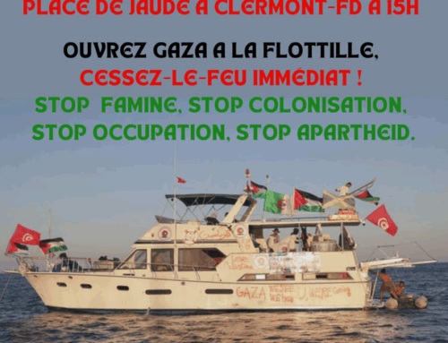 ENSEMBLE POUR DIRE :  STOP AU GÉNOCIDE À GAZA !