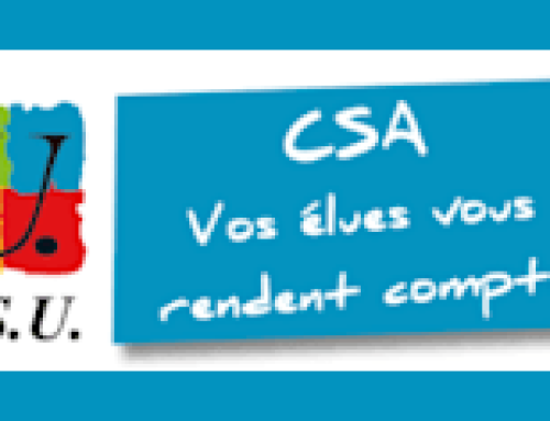 Compte Rendu CSA A du 24 mars